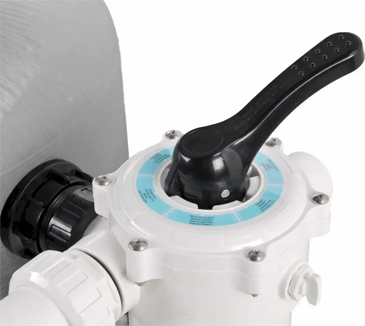 W'eau SPP-450 polyester verstärkter side mount Sandfilter für Pools.