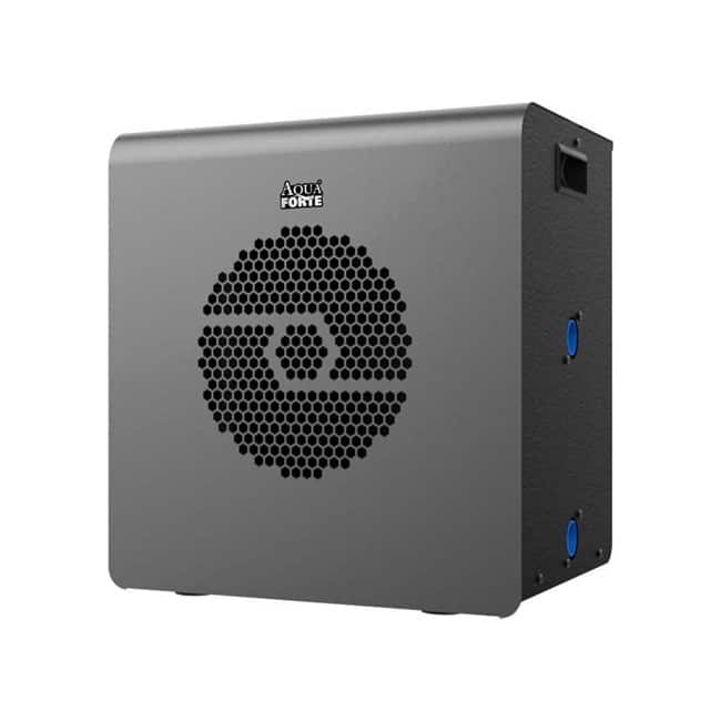 Kompakte AquaForte Mini Wärmepumpe mit 3.3 kW für die Poolheizung.