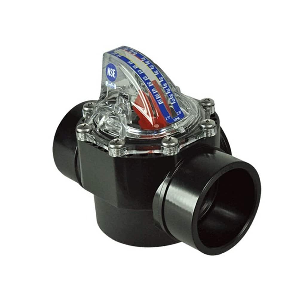 Durchflussmesser für Poolwasser, 50mm, präzise und zuverlässig.