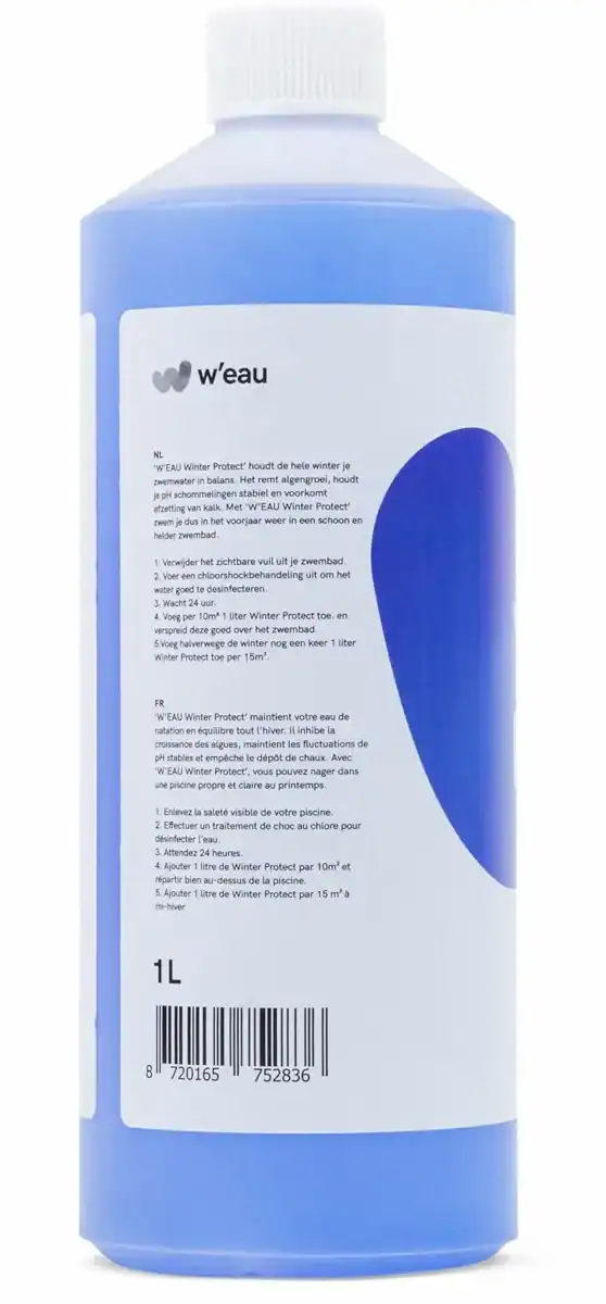 Pool-Überwinterungsprodukt 1 Liter W'eau zum winterfest machen des Pools.