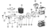 Mechanisches Dichtungsset für Poolpumpe SPX1600Z2, Ersatzteil.