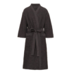 Bademantel Rento Kenno in Schwarz/Grau, komfortabel und warm, perfekt für nach dem Baden oder zum Entspannen.
