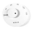 KOLO Sauna Thermometer in Weiß, zeigt die Temperaturmessung für Saunen.
