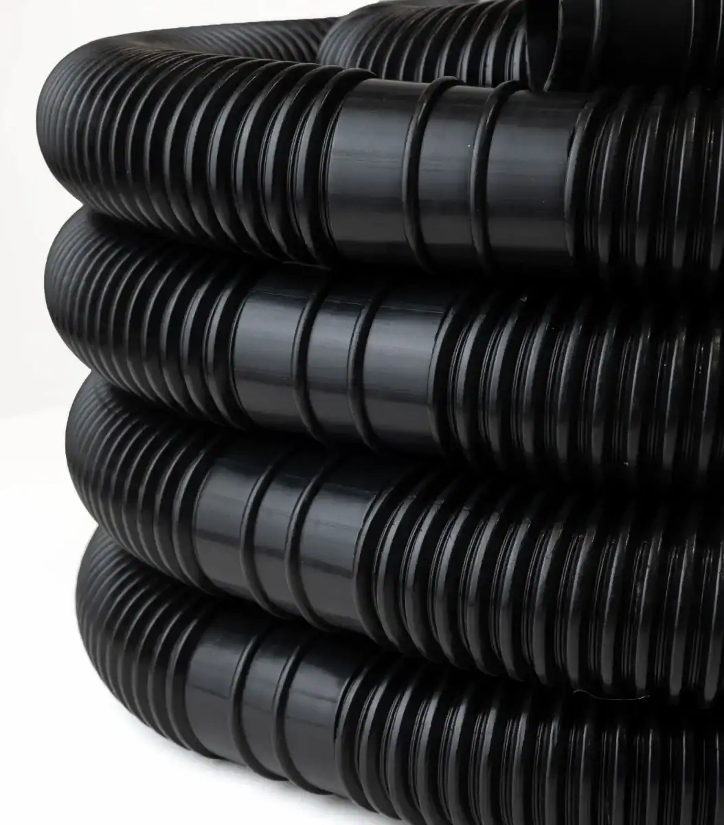 Poolschlauch 32 mm schwarz für Poolwasser und Filteranlagen. Flexibler und langlebiger Schlauch von 2.