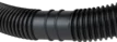 Poolschlauch mit 32 mm Durchmesser, schwarz, 2 Meter lang für Poolinstallationen.