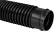 Schwarzer Poolschlauch mit 32 mm Durchmesser, 2 Meter lang für Poolinstallationen.