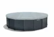 Intex Graphite Grey Pool mit Sandfilterpumpe und Zubehör.