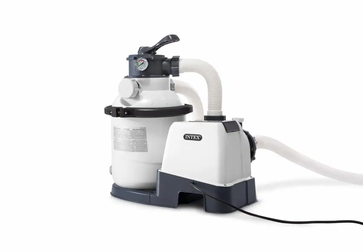 Sandfilterpumpe für Intex Pools mit leistungsstarker Filtration.
