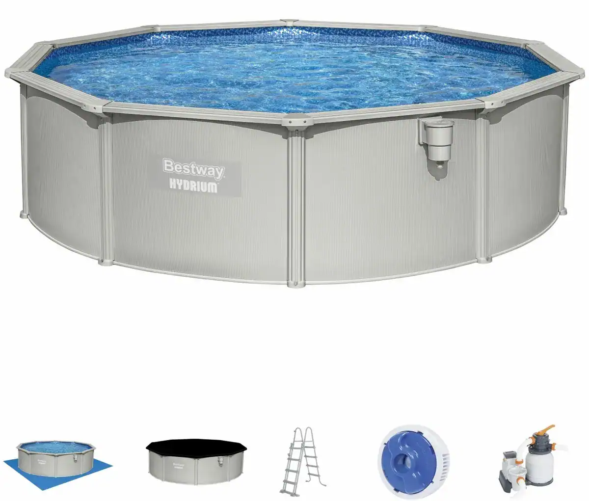 Bestway Hydrium Alderney Metallpool Ø460 x 120 cm.