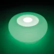 LED-Sitzhocker aufblasbar für innen und außen, stimmungsvoll und komfortabel.
