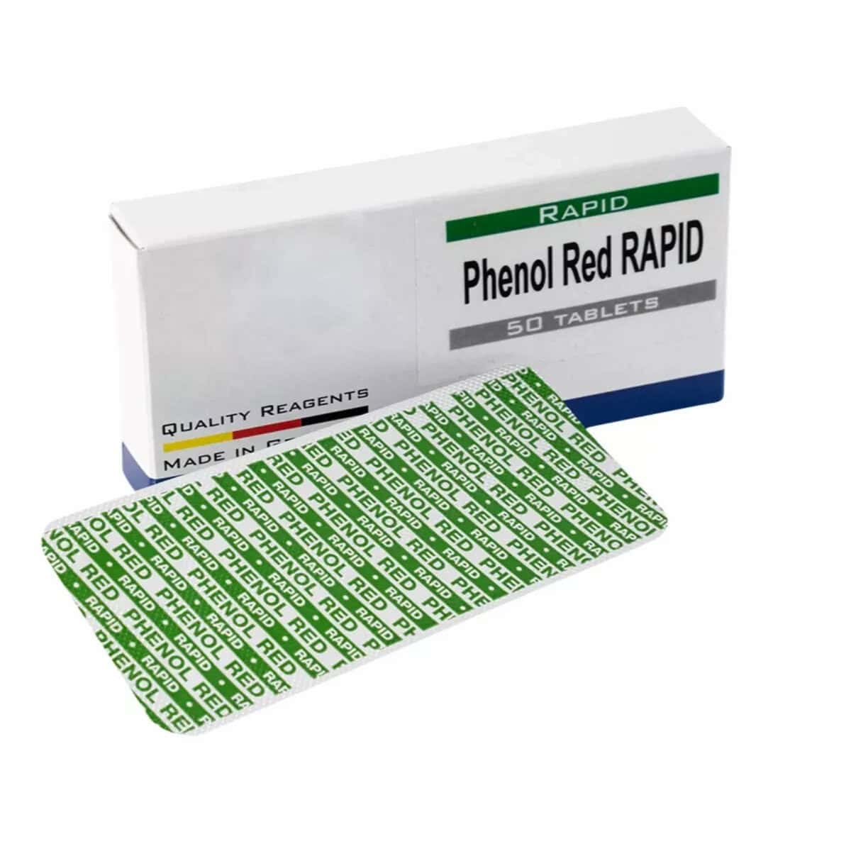 Phenol Red pH-Tabletten für manuellen Tester - 100 Stück