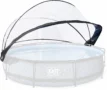 Überdachung für Pools von 360 cm, schützt vor Schmutz und Witterungseinflüssen. Universelles Design für.