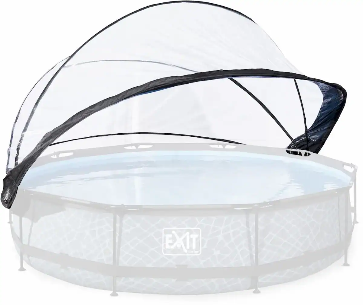 Überdachung für Pools von 360 cm, schützt vor Schmutz und Witterungseinflüssen. Universelles Design für.