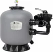 Sandfilter für Pools, 8m³ Kapazität, Side-Mount-Design. Geeignet für sauberes und klares Poolwass.