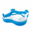 Intex Family Lounge Pool, Kinderpool 229x229x66 cm, ideal für Kinder.