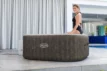 Aufblasbarer Lay-Z Spa Cabo HydroJet für 6 Personen, ideal für Entspannung zu Hause.