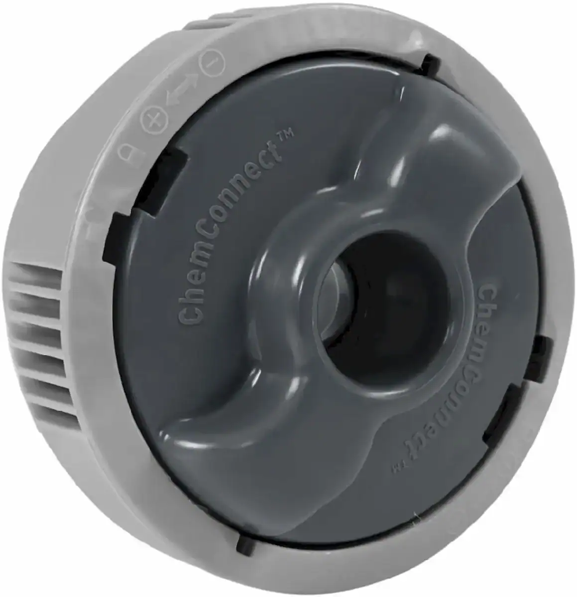 ChemConnect-Dispenser für Poolprofi.shop Lay-Z Spa Santorini HydroJet Pro WiFi.