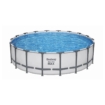 Robuster aufblasbarer Pool mit Filterpumpe und Zubehör.