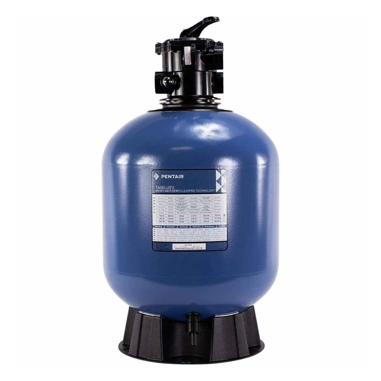 Pentair Tagelus II Top Mount Sandfilter 22m³