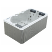 3-Personen W’eau Hudson Spa mit Massagedüsen und Bedienfeld.