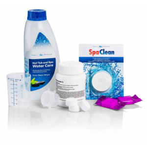 Komplettes AquaFinesse Wasserpflegeset für Pools und Spas.