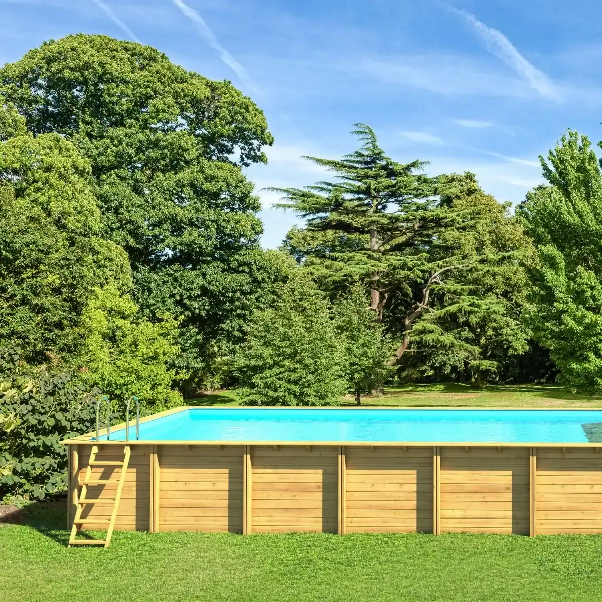 Weva rectangle 6 x 3 Holzpool (Höhe 1,46 Meter)