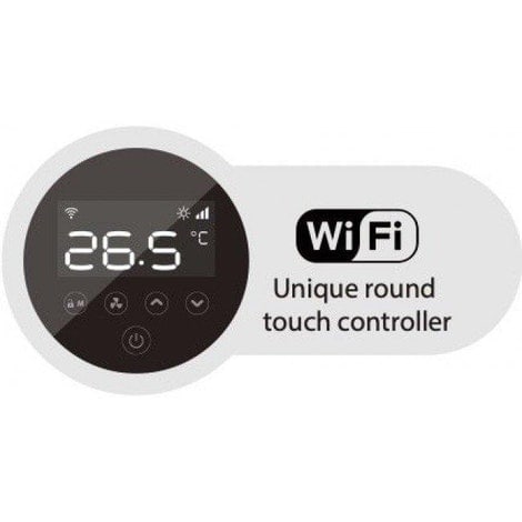 Infrarot-Touchbedienung mit WLAN für Poolheizung.