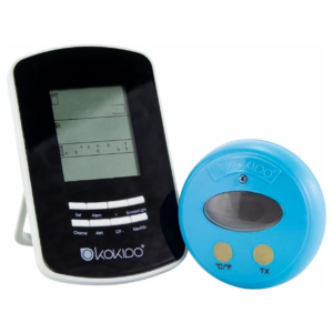 Funk-Thermometer von Kokido für eine präzise Temperaturmessung in Pools.