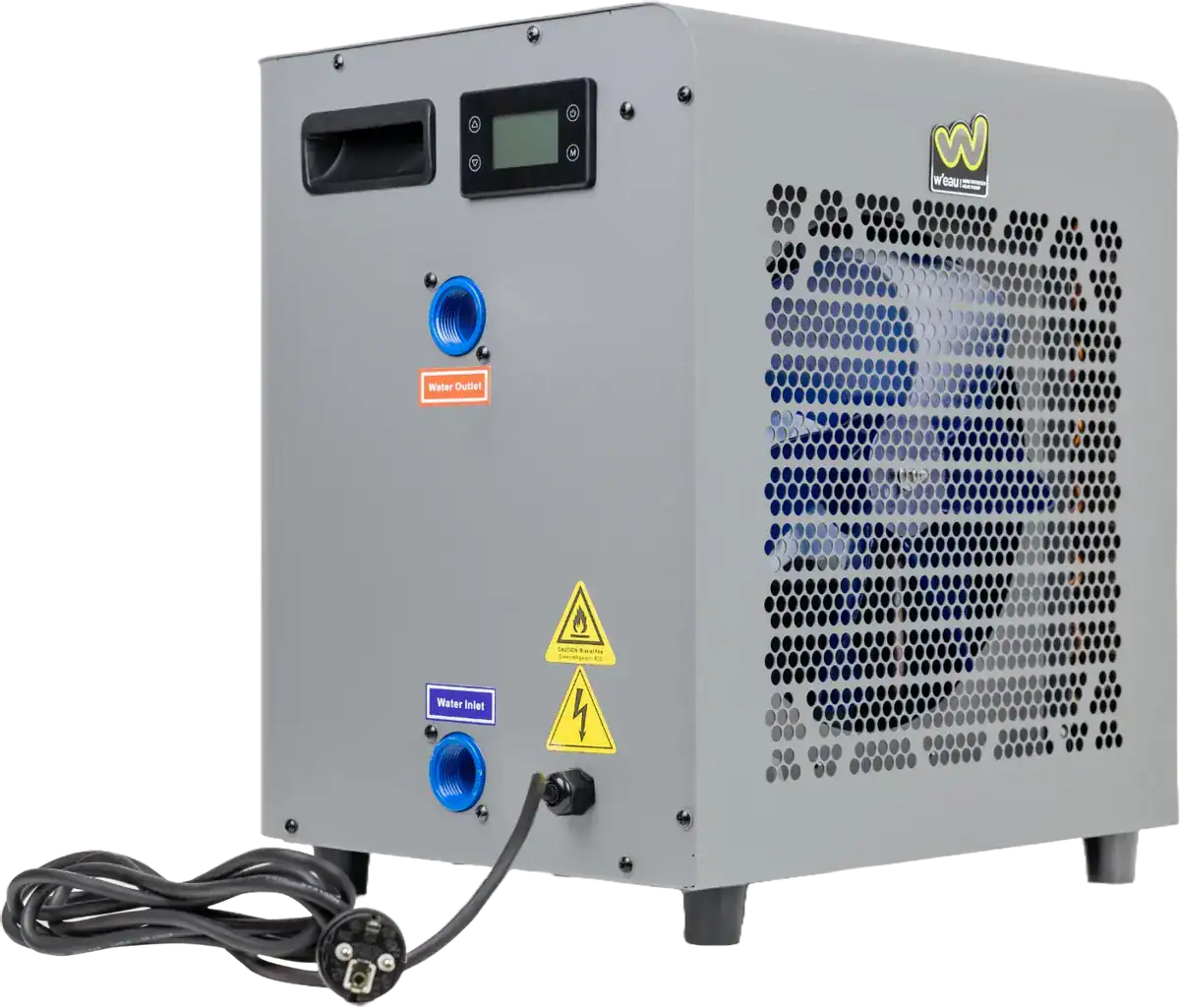 Kompakte Pool Wärmepumpe für W'eau Mini Power 20.