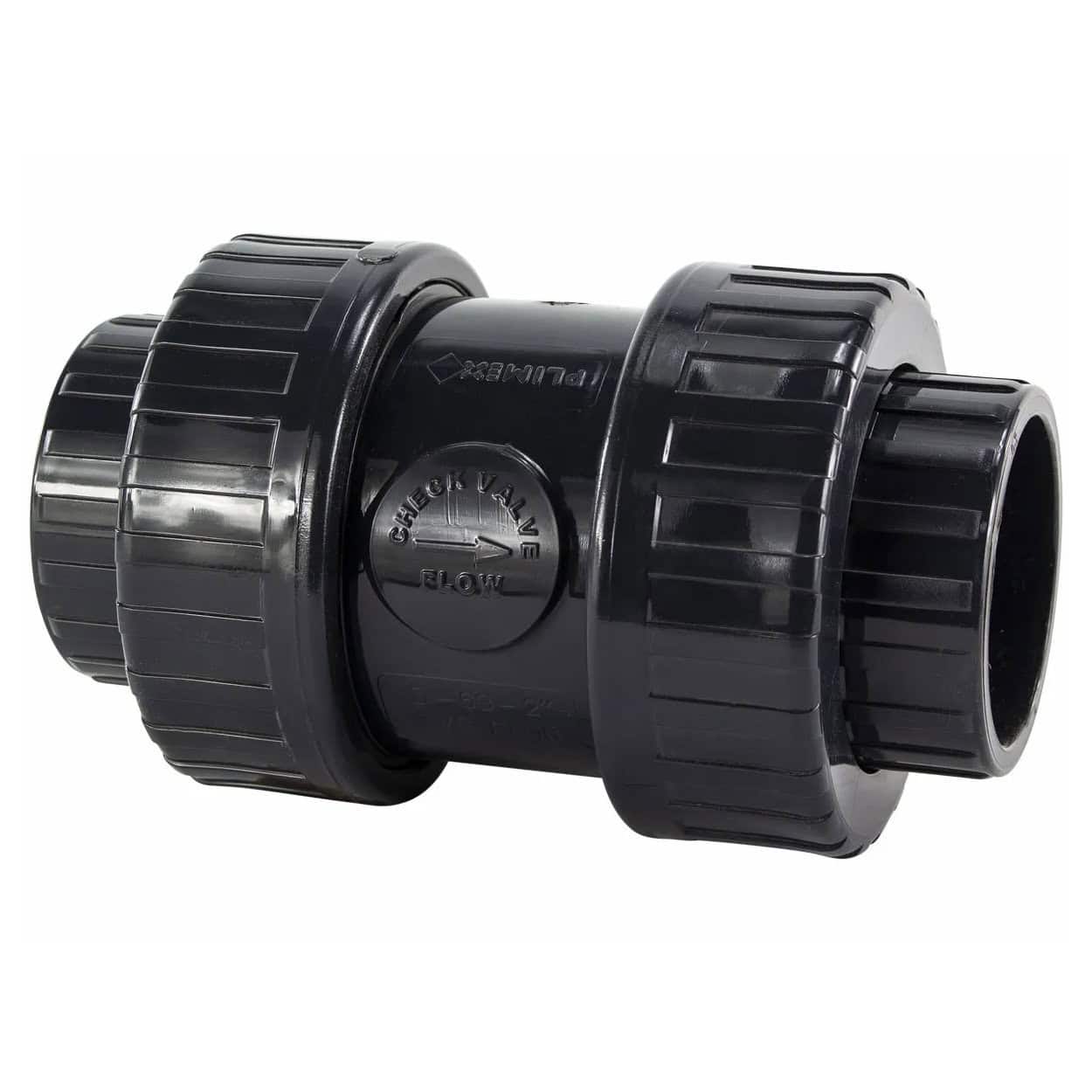 Rückschlagventil 63mm für Poolrohre, verhindert Rückstrom und schützt die Filtrationssysteme.