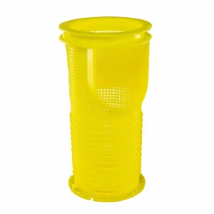 Gelber Pumpenkorb für Speck Badu 90 Eco Motion Poolpumpe.