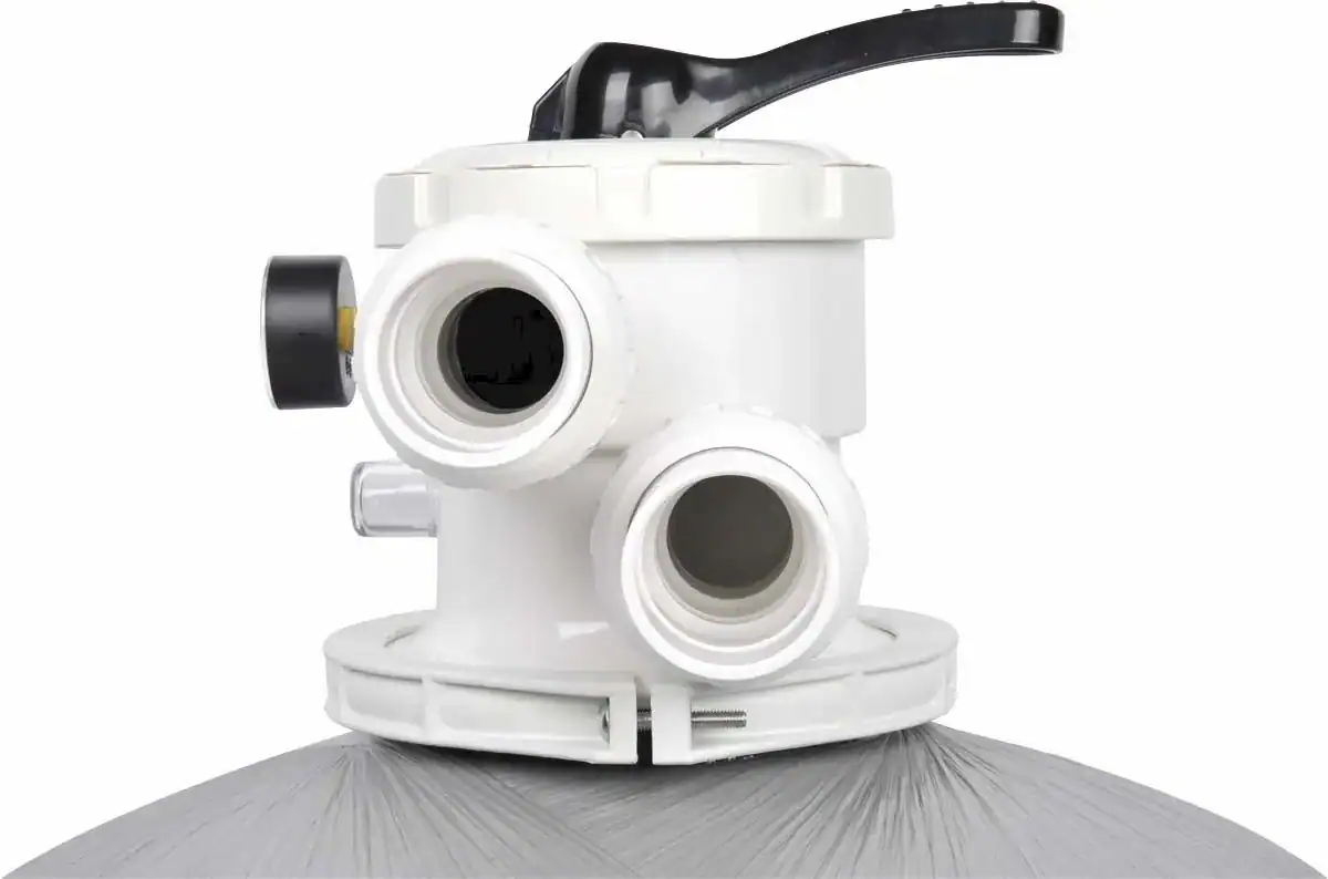 Sandfilter W'eau TPP-450, verstärkter Polyester, geeignet für Pools bis 8m³.
