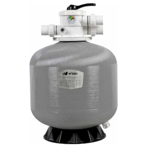 Sandfilter für Pools, verstärkter Polyester, 8m³ Kapazität.