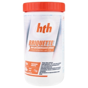 HTH Chlortabletten 7g, 1kg für Poolreinigung.