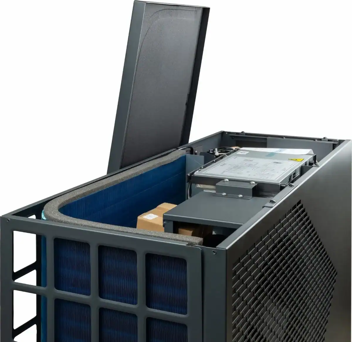 Inverter Pool-Wärmepumpe 12,5 kW für effizientes Heizen von Pools.