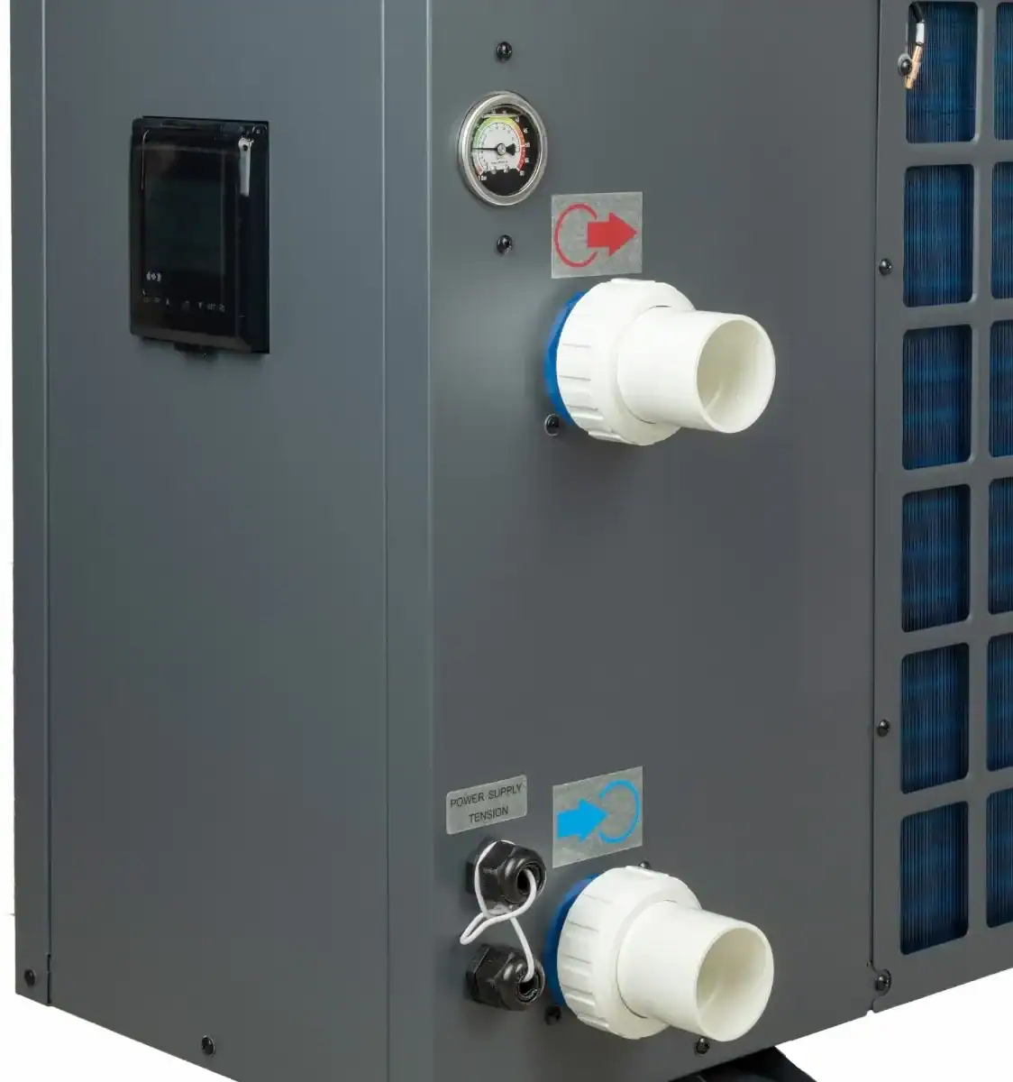Inverter Pool-Wärmepumpe 12,5 kW für energiesparende Poolheizung und Komfort.