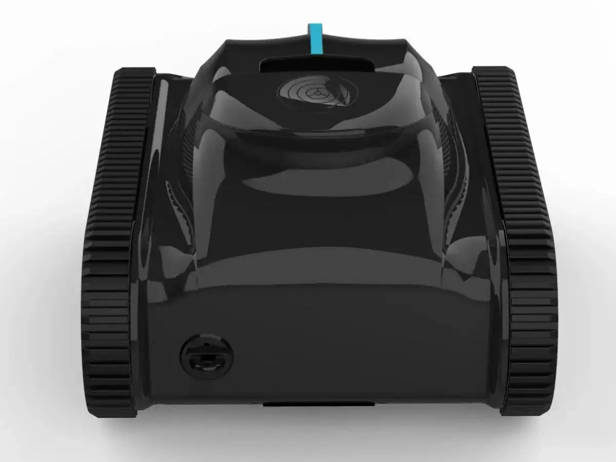 Robuster Poolroboter zur Reinigung von Pools.