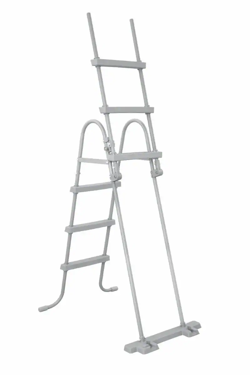 Bestway Poolleiter mit abnehmbaren Stufen, geeignet für Pools bis 107 cm hoch.