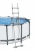 Sicherheitsleiter für Pool mit abnehmbaren Stufen, geeignet für Pools bis 122 cm Höhe.