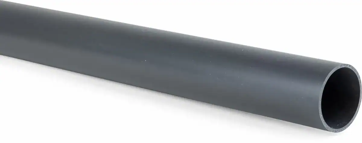 PVC-Druckrohr 63 mm, 10 bar, geeignet für Poolinstallationen.