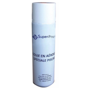 Super Pro Sprühkleber 500 ml für Pool und Bauanwendungen.