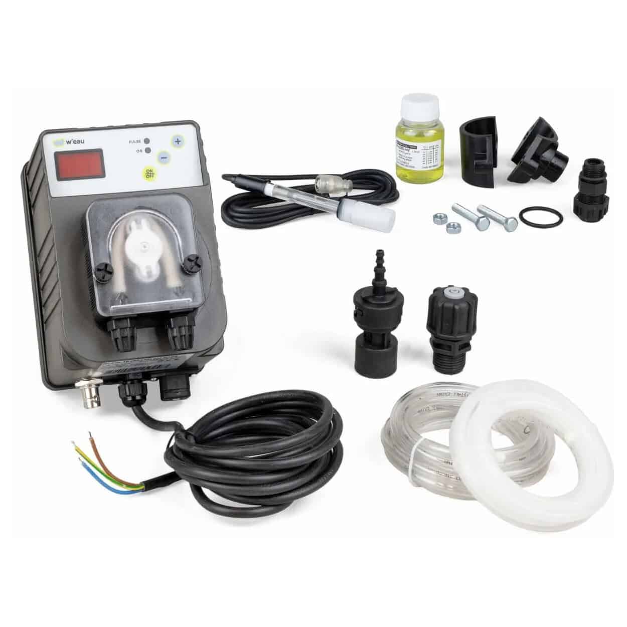 W'eau automatisches pH-Messgerät und Dosierpumpe