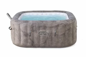 Aufblasbare Lay-Z Spa Rome mit Airjet und EnergySense-Technologie, geeignet für 6 Personen.