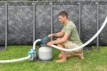 Sandfilterpumpe für Bestway APX 365 Pool mit Zubehör, ideal für sauberes und klares Wasser.