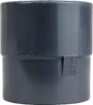 Reduziermuffe PVC 63/50 mm in Grau für Poolanlagen.