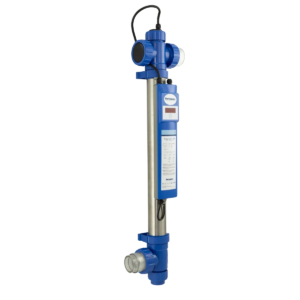 UV-C-Lampe für Poolreinigung und Wasserdesinfektion.