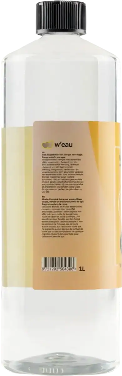 Relax Duftkerze für Poolwasser, 1 Liter, mit beruhigendem Duft.