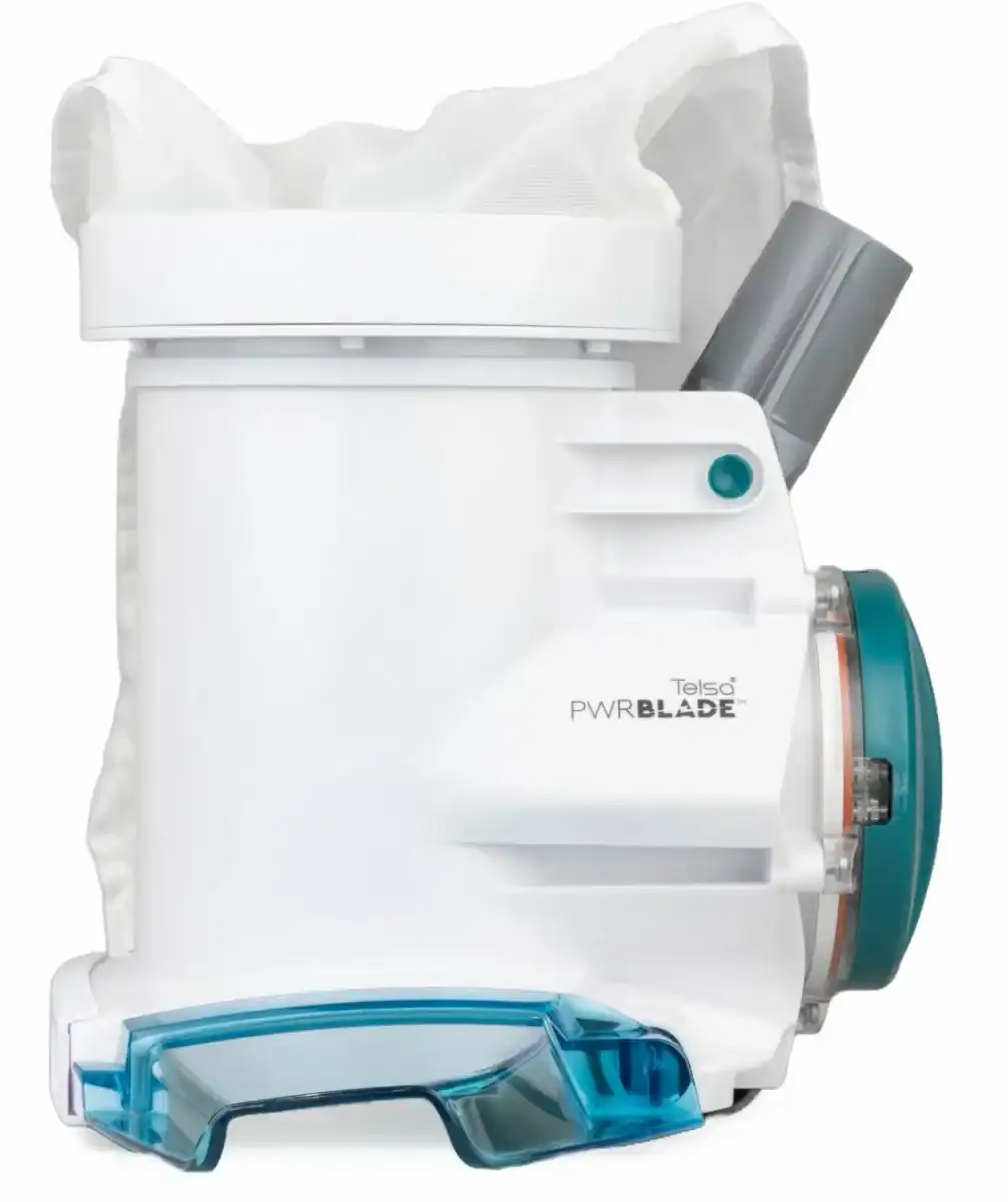 Kokido Telsa Powerblade 90 elektrischer Poolsauger für sauberes und klares Poolwasser.