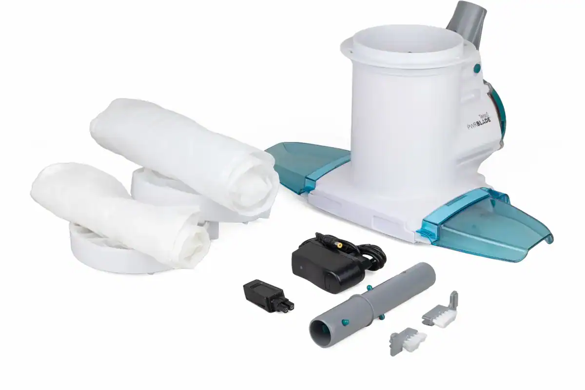 Elektrischer Poolsauger Kokido Telsa Powerblade 90 für sauberen und klaren Pool.