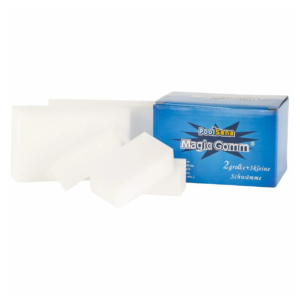 Poolstyle Magic Gomm reinigt Poolliner effektiv und schnell.